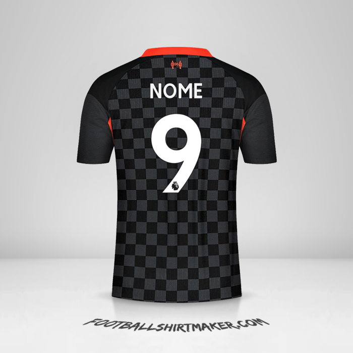 Maglia Liverpool FC 2020/21 Terza -  nome - 9