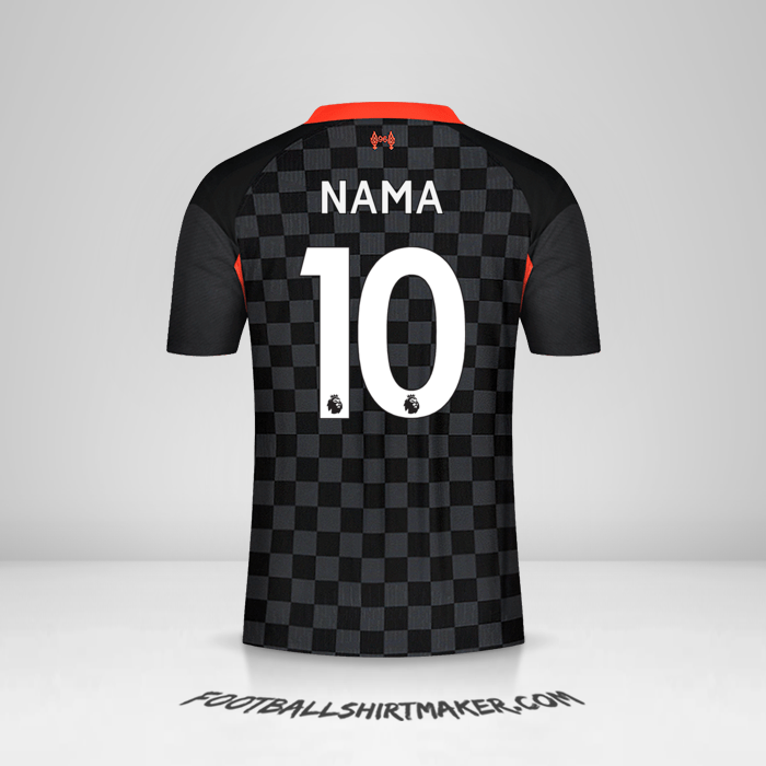 Jersey Liverpool FC 2020/21 Ketiga -  nama - 10