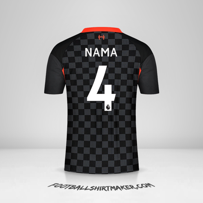 Jersey Liverpool FC 2020/21 Ketiga -  nama - 4
