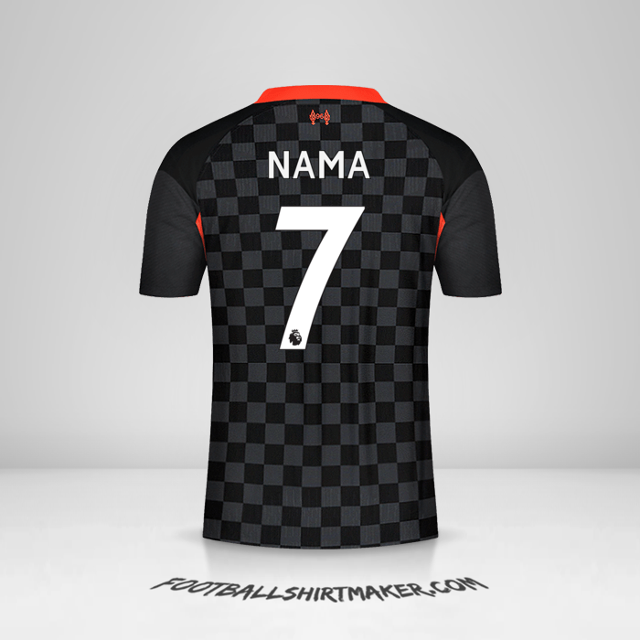Jersey Liverpool FC 2020/21 Ketiga -  nama - 7