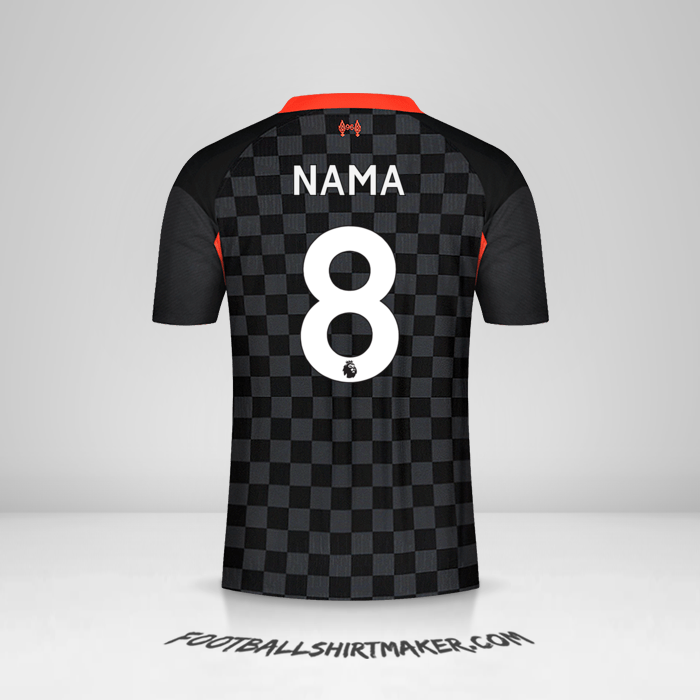 Jersey Liverpool FC 2020/21 Ketiga -  nama - 8