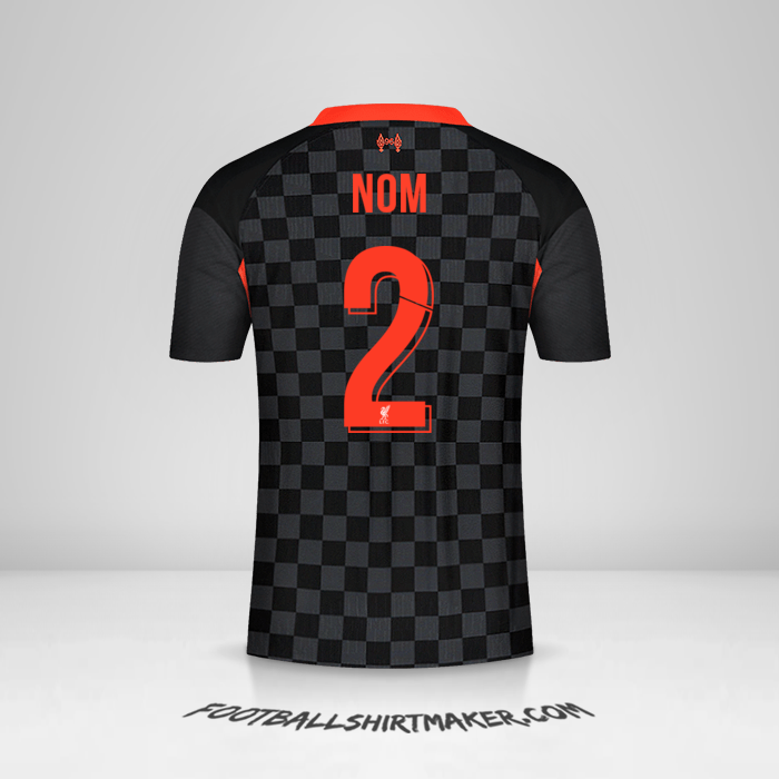Maillot Liverpool FC Cup 2020/21 Troisième -  nom - 2