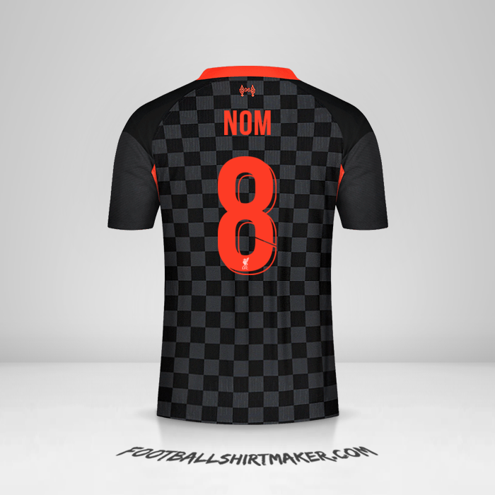 Maillot Liverpool FC Cup 2020/21 Troisième -  nom - 8