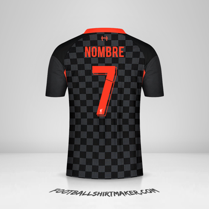 Camiseta Liverpool FC Cup 2020/21 Tercera -  nombre - 7
