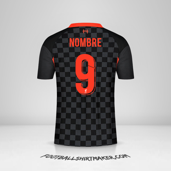 Camiseta Liverpool FC Cup 2020/21 Tercera -  nombre - 9