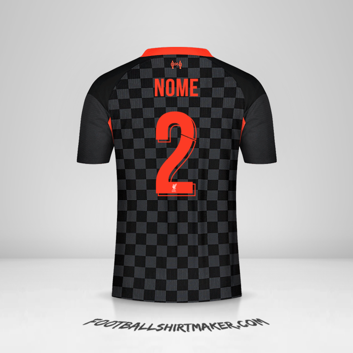 Maglia Liverpool FC Cup 2020/21 Terza -  nome - 2