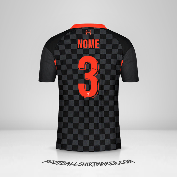 Camisola Liverpool FC Cup 2020/21 Terceira -  nome - 3