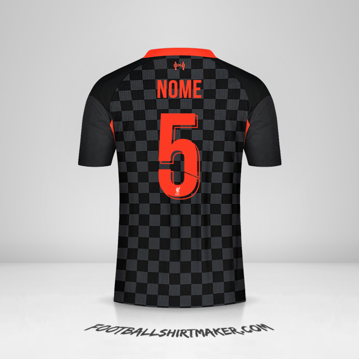 Camisola Liverpool FC Cup 2020/21 Terceira -  nome - 5