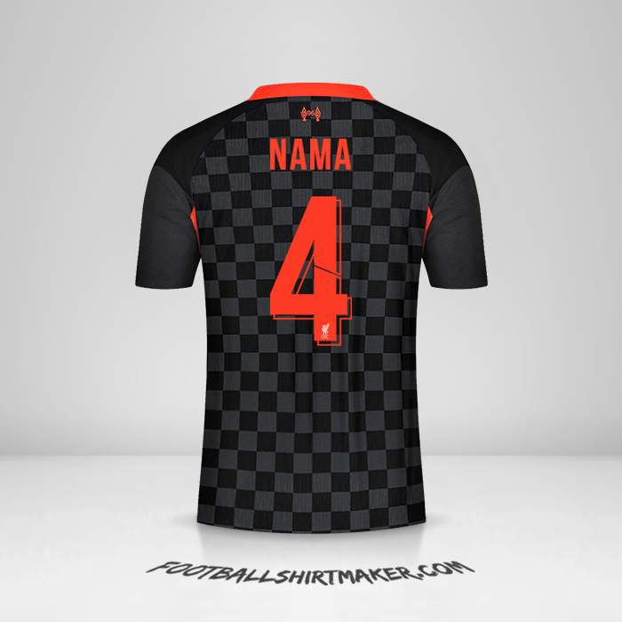Jersey Liverpool FC Cup 2020/21 Ketiga -  nama - 4