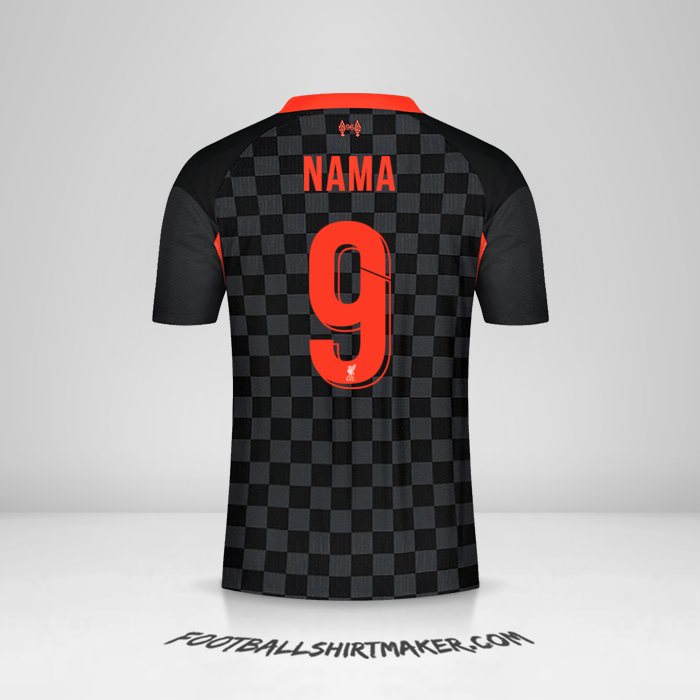 Jersey Liverpool FC Cup 2020/21 Ketiga -  nama - 9