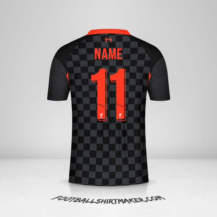 Trikot Liverpool FC Cup 2020/21 Dritte -  name - 11