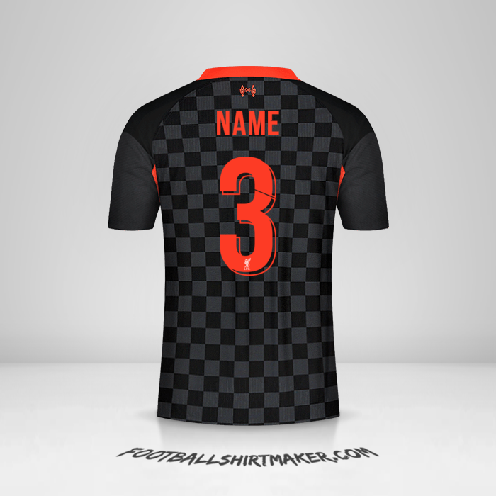Jersey Liverpool FC Cup 2020/21 Third -  name - 3