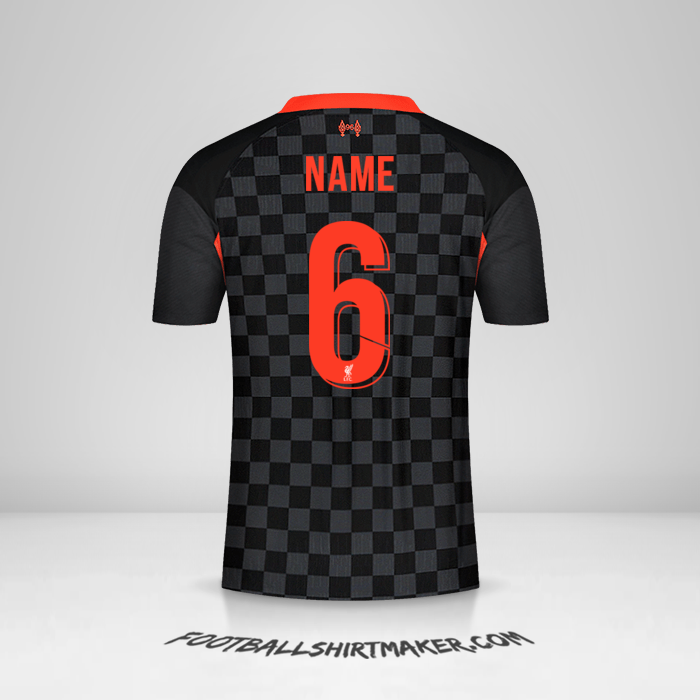 Jersey Liverpool FC Cup 2020/21 Third -  name - 6