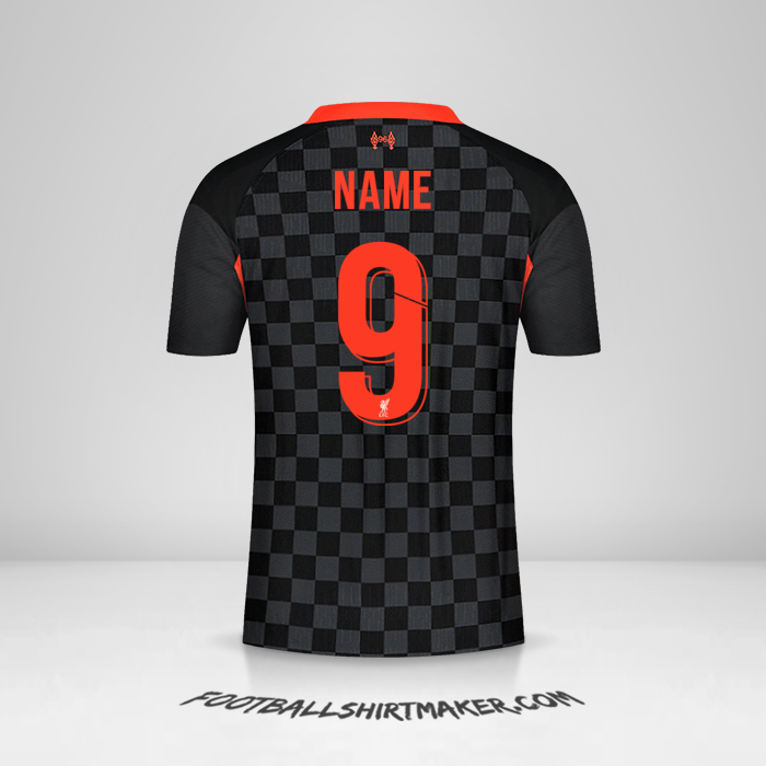 Shirt Liverpool FC Cup 2020/21 Third -  name - 9