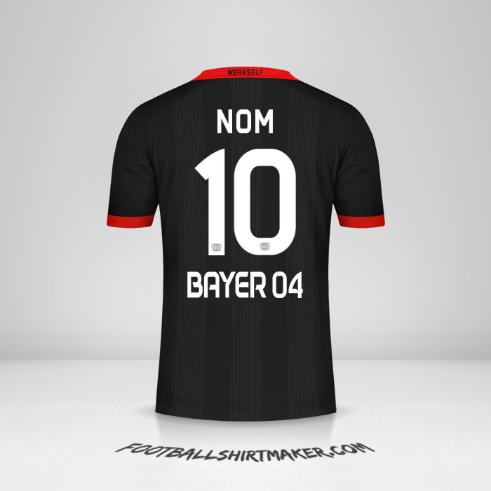 Maillot Bayer 04 Leverkusen 2020/21 -  nom - 10