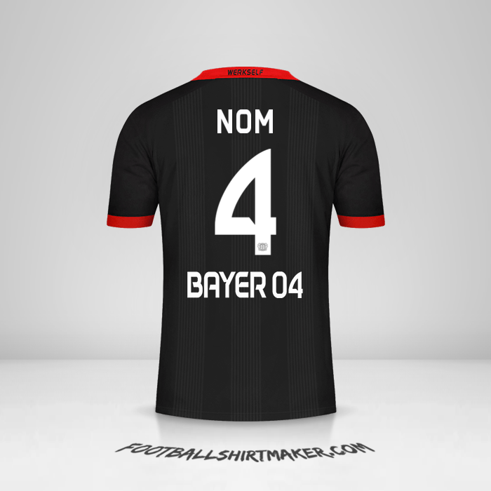 Maillot Bayer 04 Leverkusen 2020/21 -  nom - 4