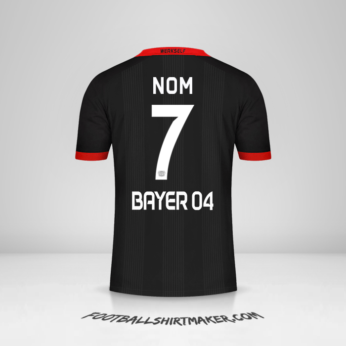 Maillot Bayer 04 Leverkusen 2020/21 -  nom - 7
