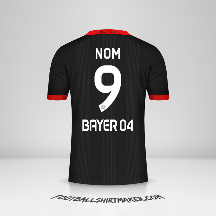 Maillot Bayer 04 Leverkusen 2020/21 -  nom - 9