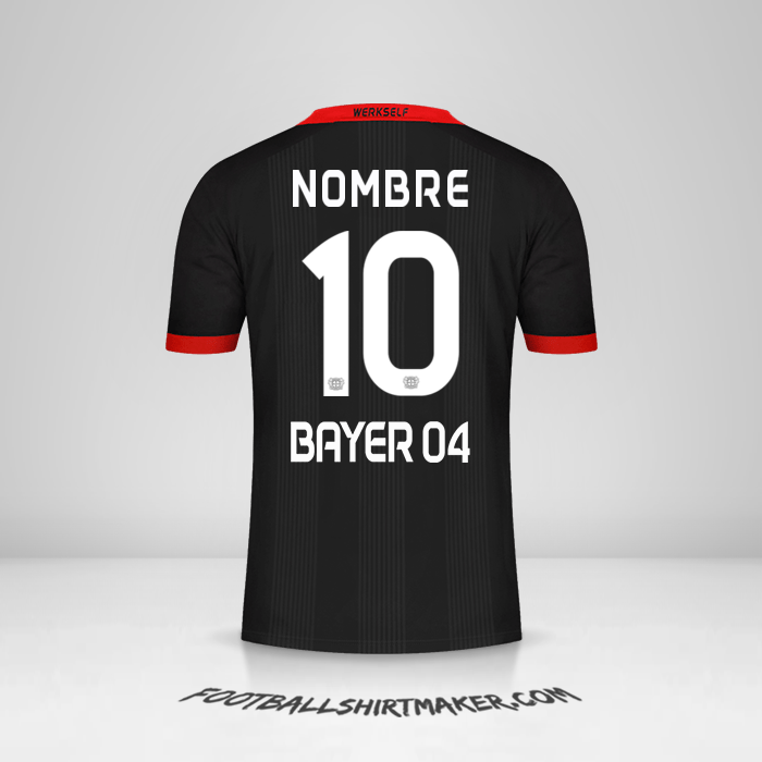 Jersey Bayer 04 Leverkusen 2020/21 -  nombre - 10