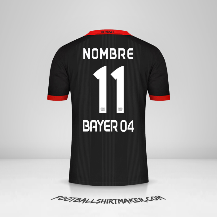 Camiseta Bayer 04 Leverkusen 2020/21 -  nombre - 11