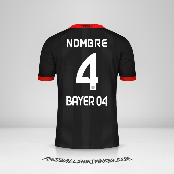 Jersey Bayer 04 Leverkusen 2020/21 -  nombre - 4