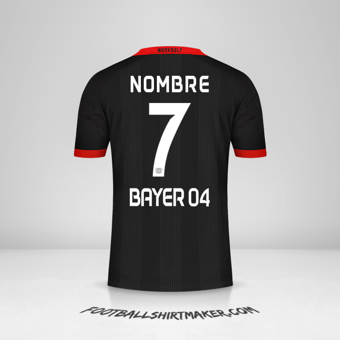 Jersey Bayer 04 Leverkusen 2020/21 -  nombre - 7