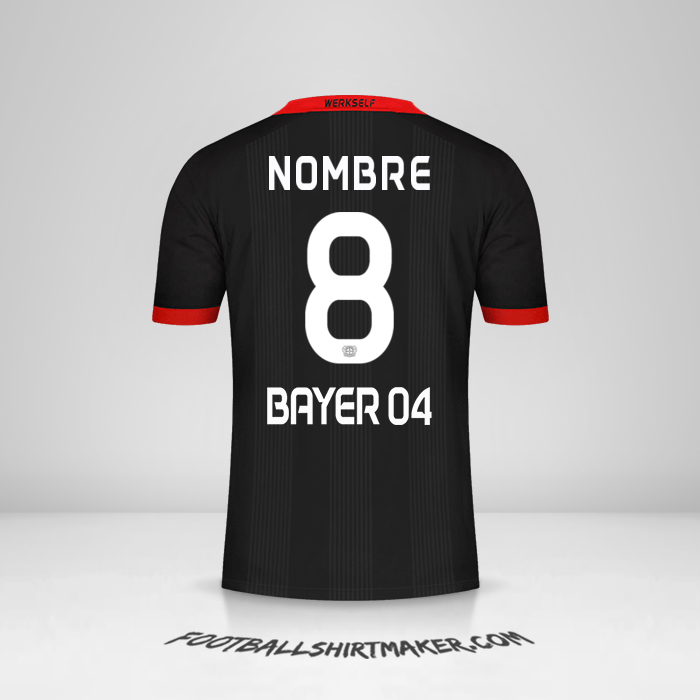 Jersey Bayer 04 Leverkusen 2020/21 -  nombre - 8