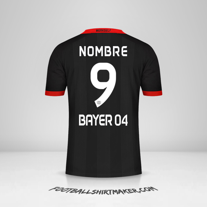 Jersey Bayer 04 Leverkusen 2020/21 -  nombre - 9