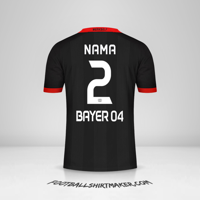 Jersey Bayer 04 Leverkusen 2020/21 -  nama - 2