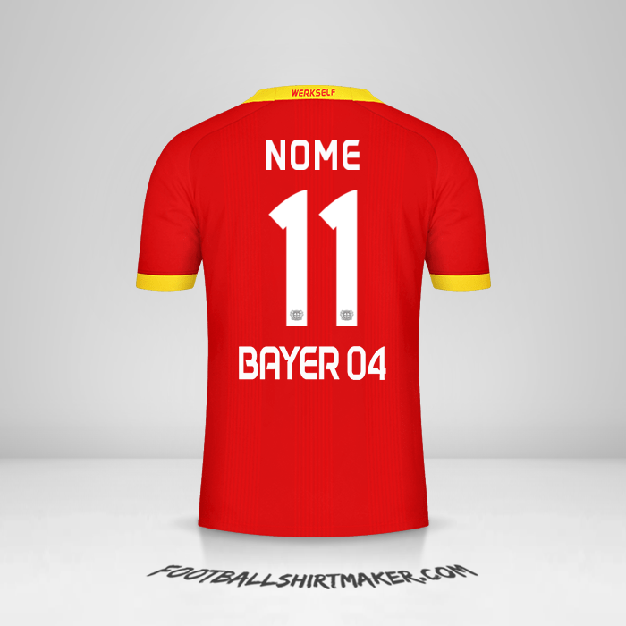 Camisa Bayer 04 Leverkusen 2020/21 Alternativa -  nome - 11