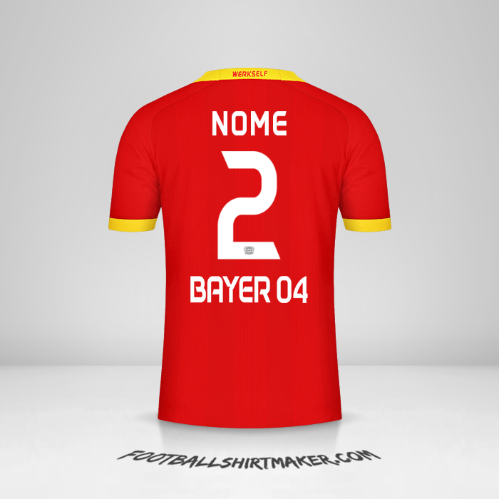 Maglia Bayer 04 Leverkusen 2020/21 Seconda -  nome - 2