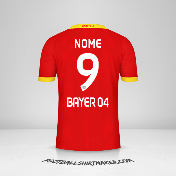 Camisa Bayer 04 Leverkusen 2020/21 Alternativa -  nome - 9
