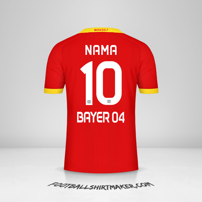 Jersey Bayer 04 Leverkusen 2020/21 Alternatif -  nama - 10