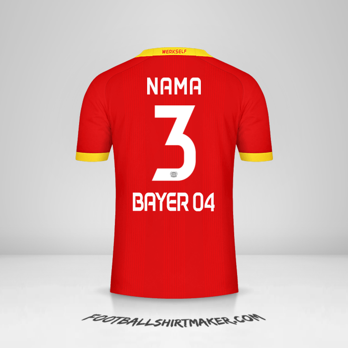 Jersey Bayer 04 Leverkusen 2020/21 Alternatif -  nama - 3