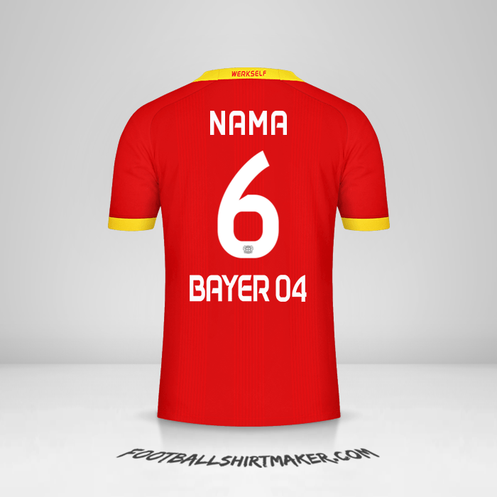 Jersey Bayer 04 Leverkusen 2020/21 Alternatif -  nama - 6