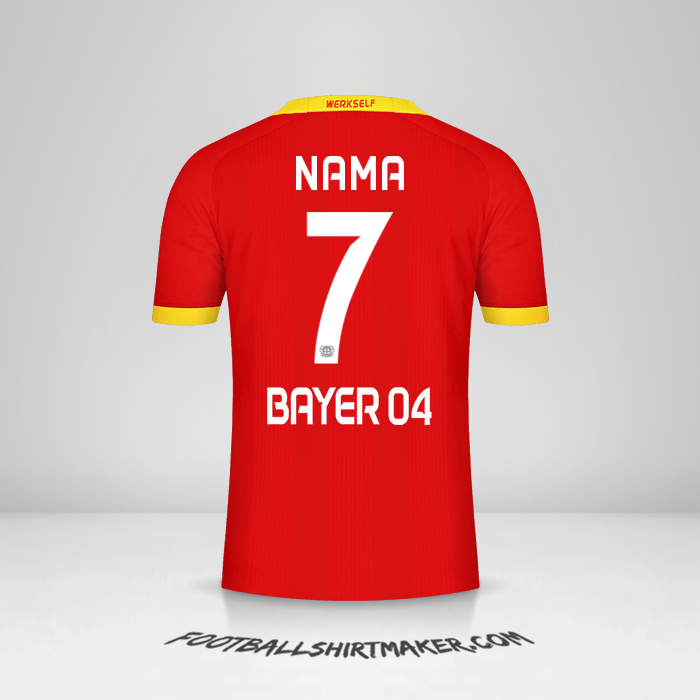 Jersey Bayer 04 Leverkusen 2020/21 Alternatif -  nama - 7