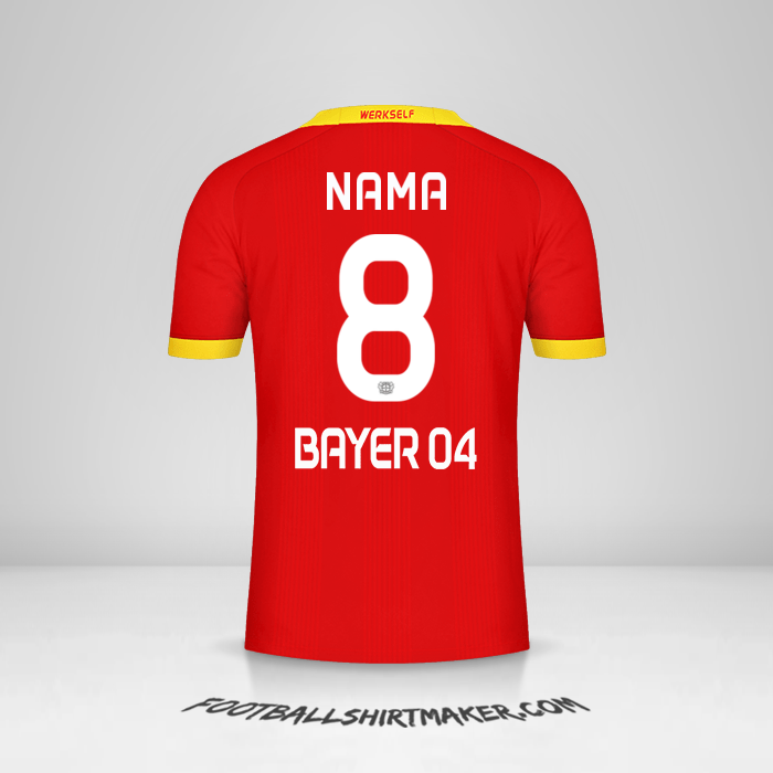 Jersey Bayer 04 Leverkusen 2020/21 Alternatif -  nama - 8