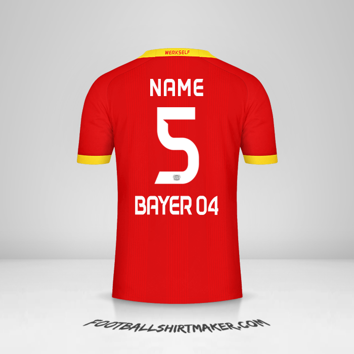 Jersey Bayer 04 Leverkusen 2020/21 Away -  name - 5