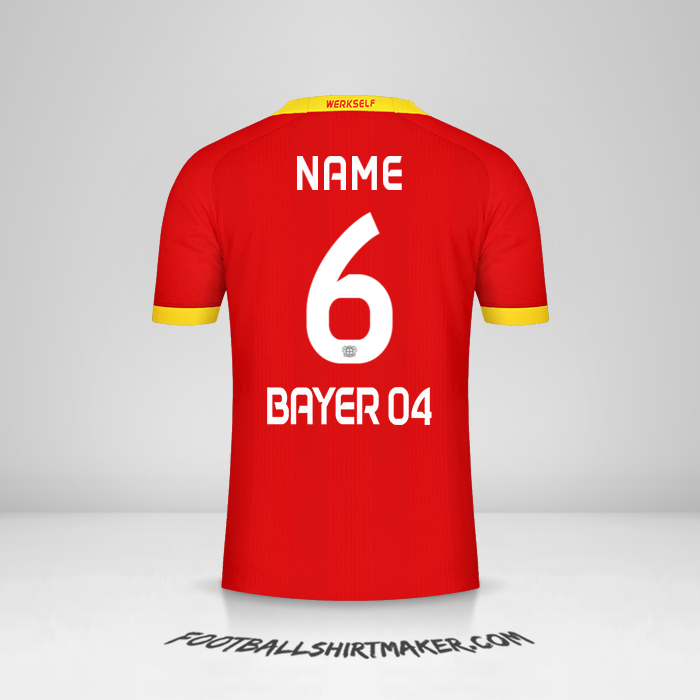 Jersey Bayer 04 Leverkusen 2020/21 Away -  name - 6