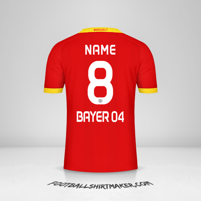 Trikot Bayer 04 Leverkusen 2020/21 Auswärts -  name - 8