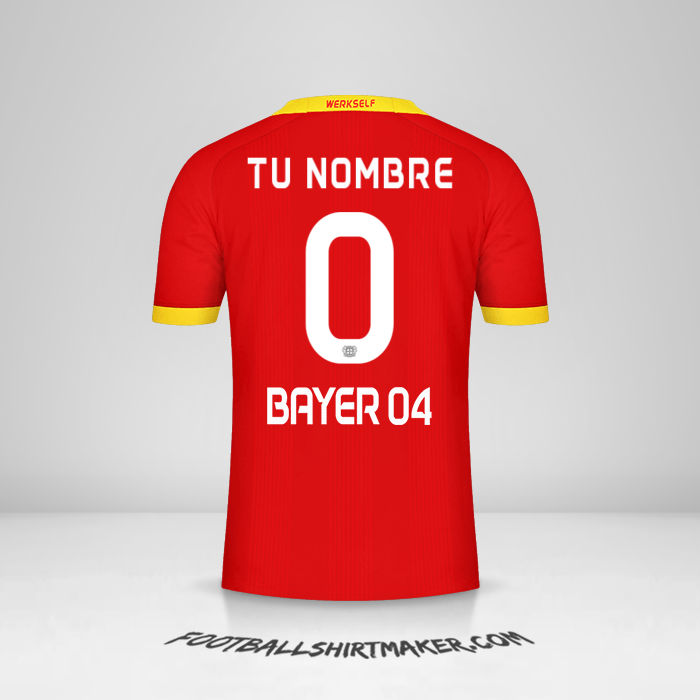 Jersey Bayer 04 Leverkusen 2020/21 II -  tu nombre - 0