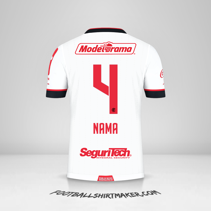 Jersey Toluca FC 2021 Alternatif -  nama - 4