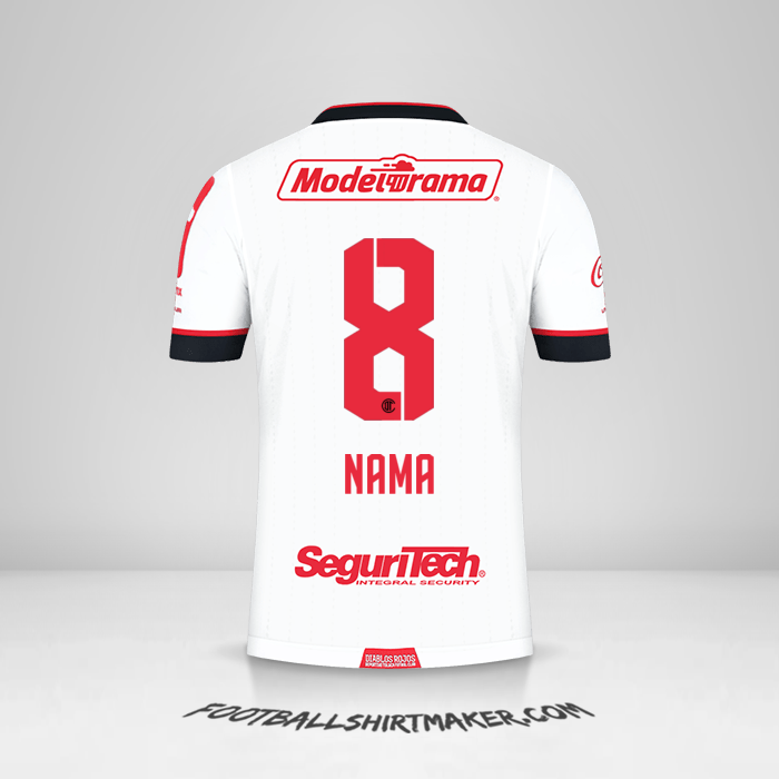 Jersey Toluca FC 2021 Alternatif -  nama - 8