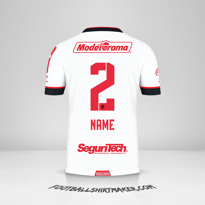 Shirt Toluca FC 2021 Away -  name - 2