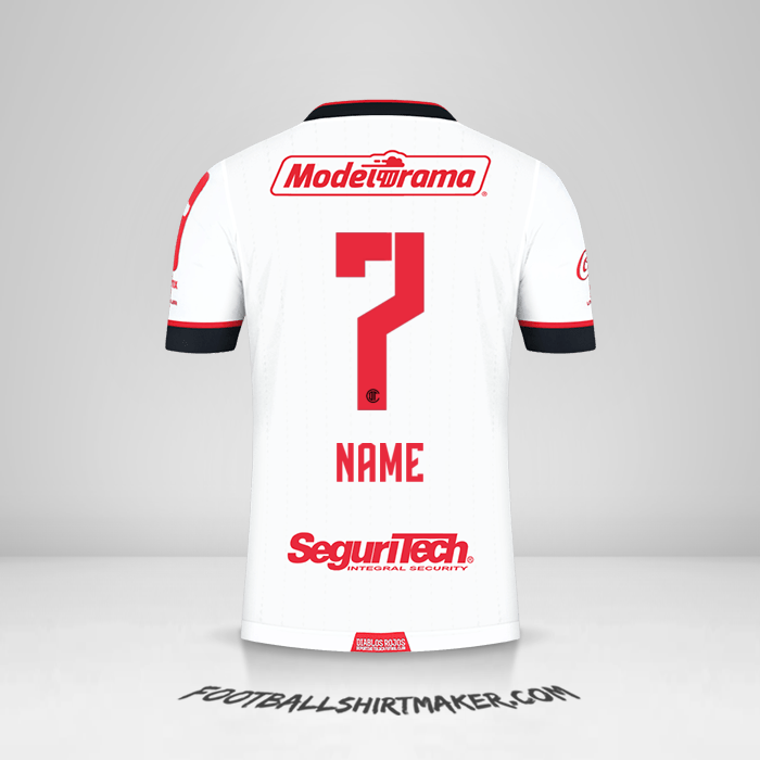 Trikot Toluca FC 2021 Auswärts -  name - 7