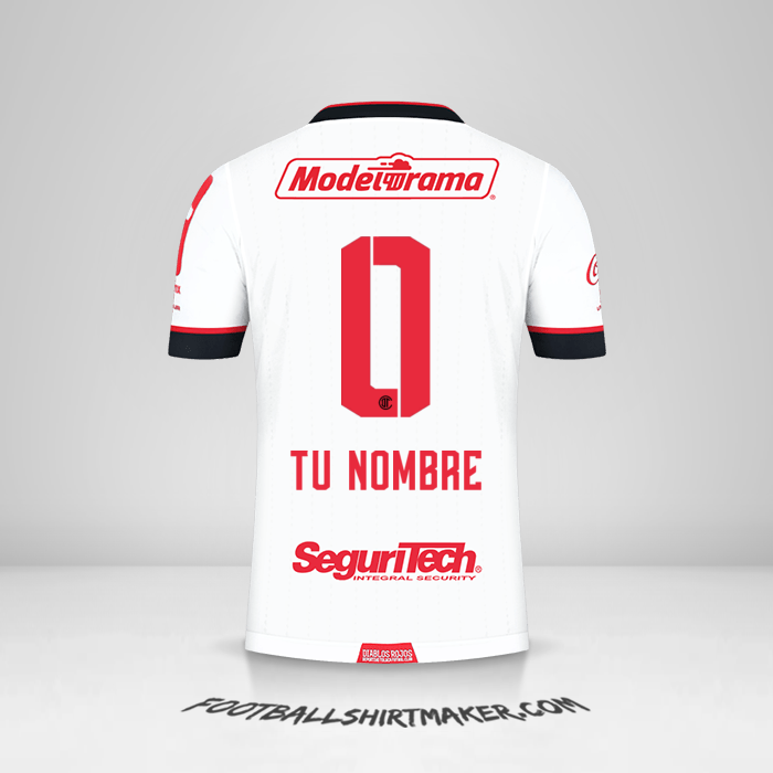 Jersey Toluca FC 2021 II -  tu nombre - 0