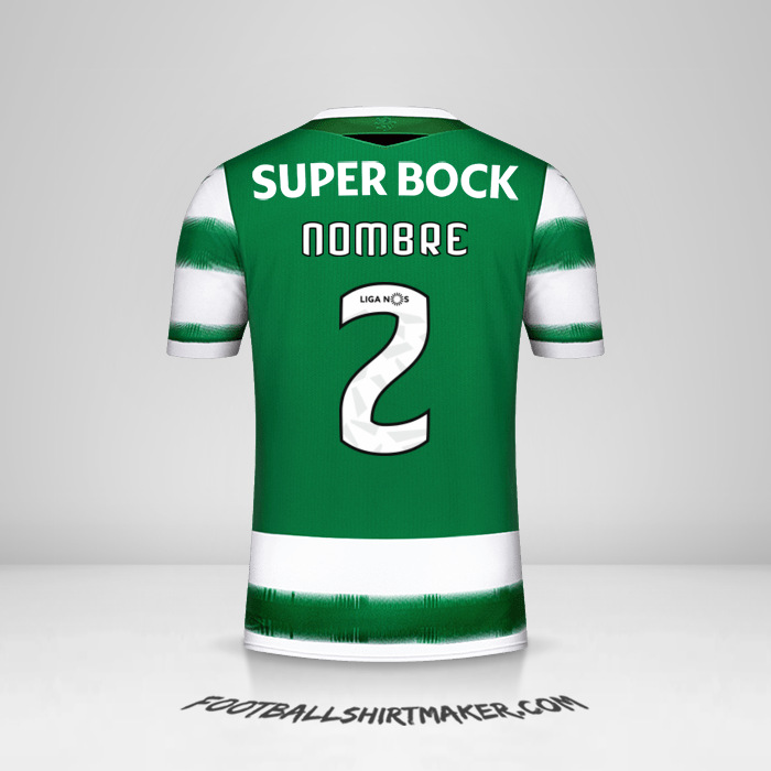 Camiseta Sporting Clube 2020/21 -  nombre - 2