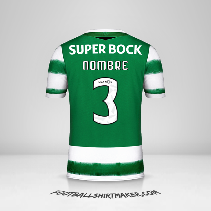 Jersey Sporting Clube 2020/21 -  nombre - 3