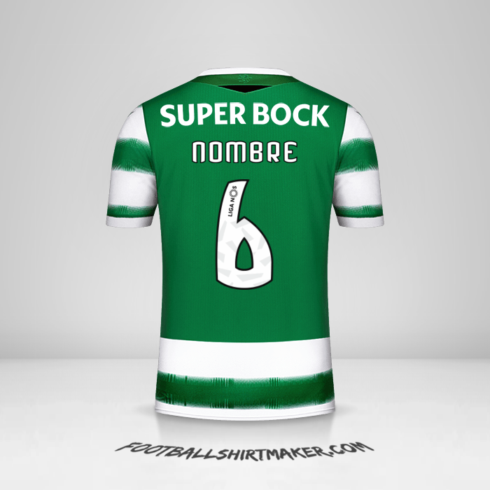 Jersey Sporting Clube 2020/21 -  nombre - 6