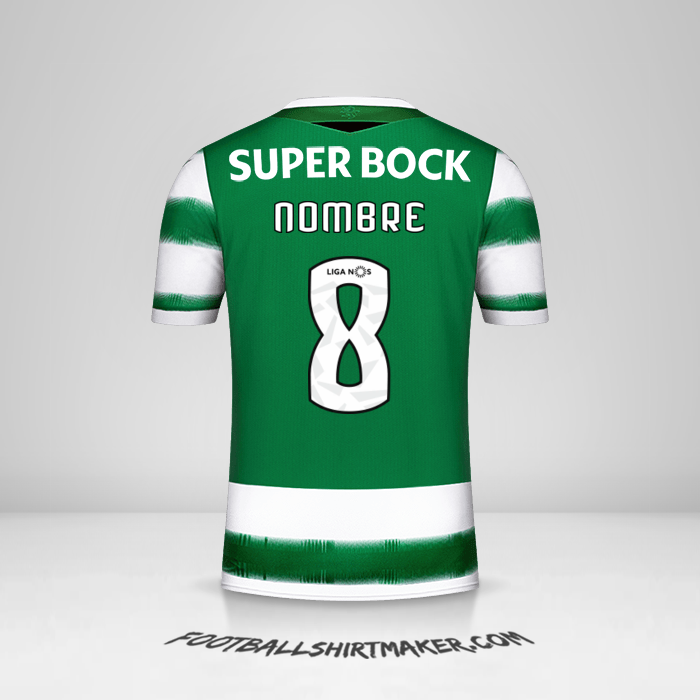 Jersey Sporting Clube 2020/21 -  nombre - 8